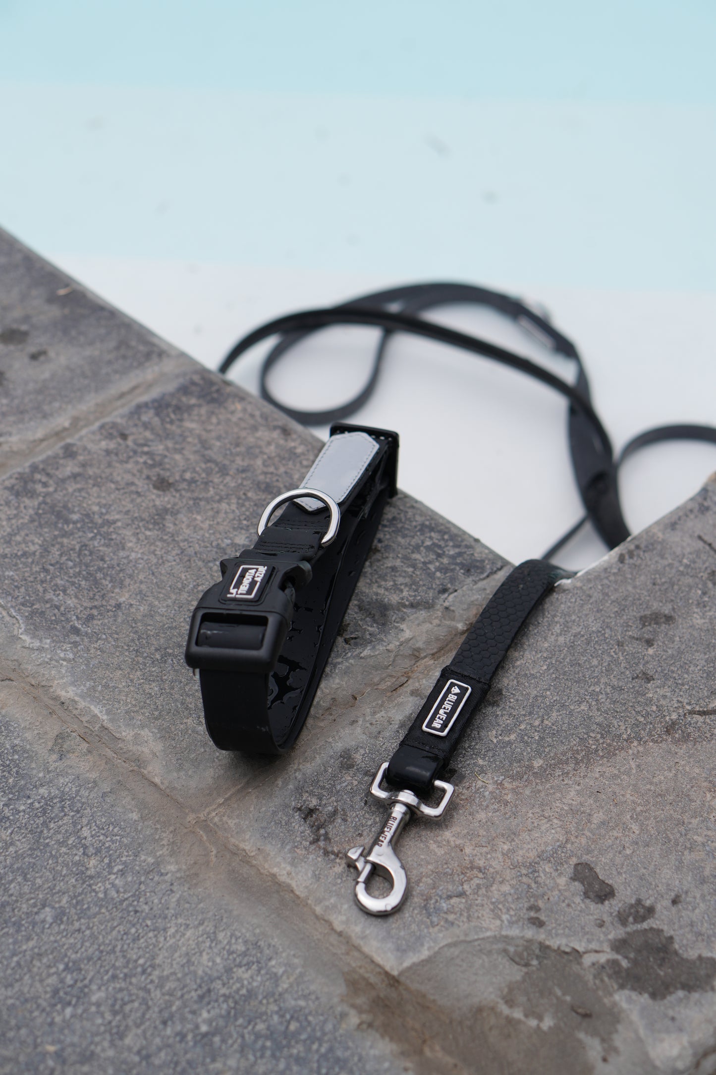 Collar impermeable personalizado - negro