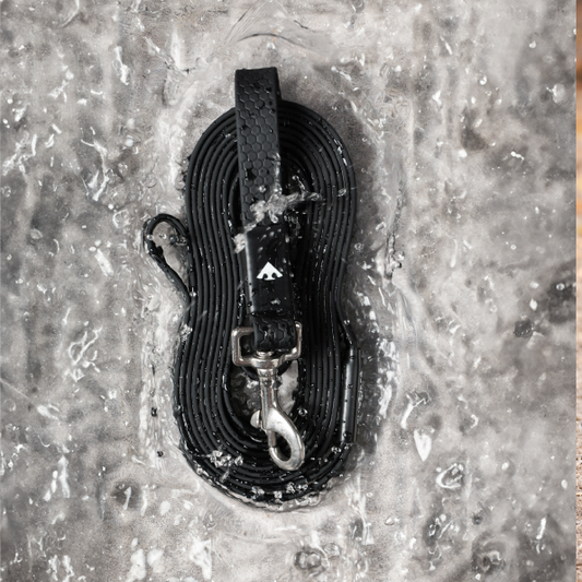 Correa larga impermeable - Negro