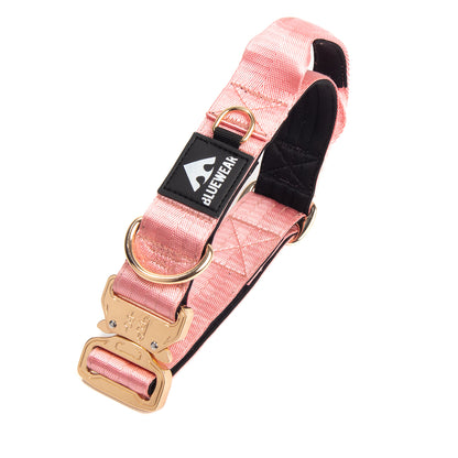 Collar Táctico Deluxe ancho con asa - Rosa Barbie