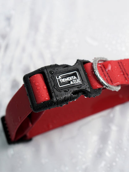 Collar impermeable personalizado - rojo vino
