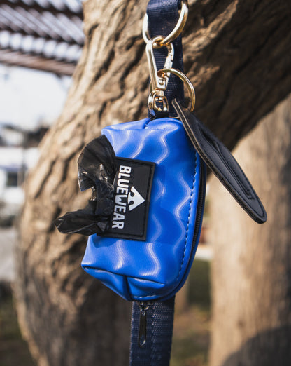 Portabolsas Azul - 2 en 1 - Dispensador de poopbags + poop clip