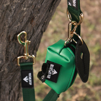 Portabolsas Verde - 2 en 1 - Dispensador de poopbags + poop clip