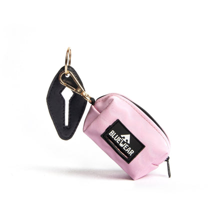 Portabolsas Rosa - 2 en 1 - Dispensador de poopbags + poop clip