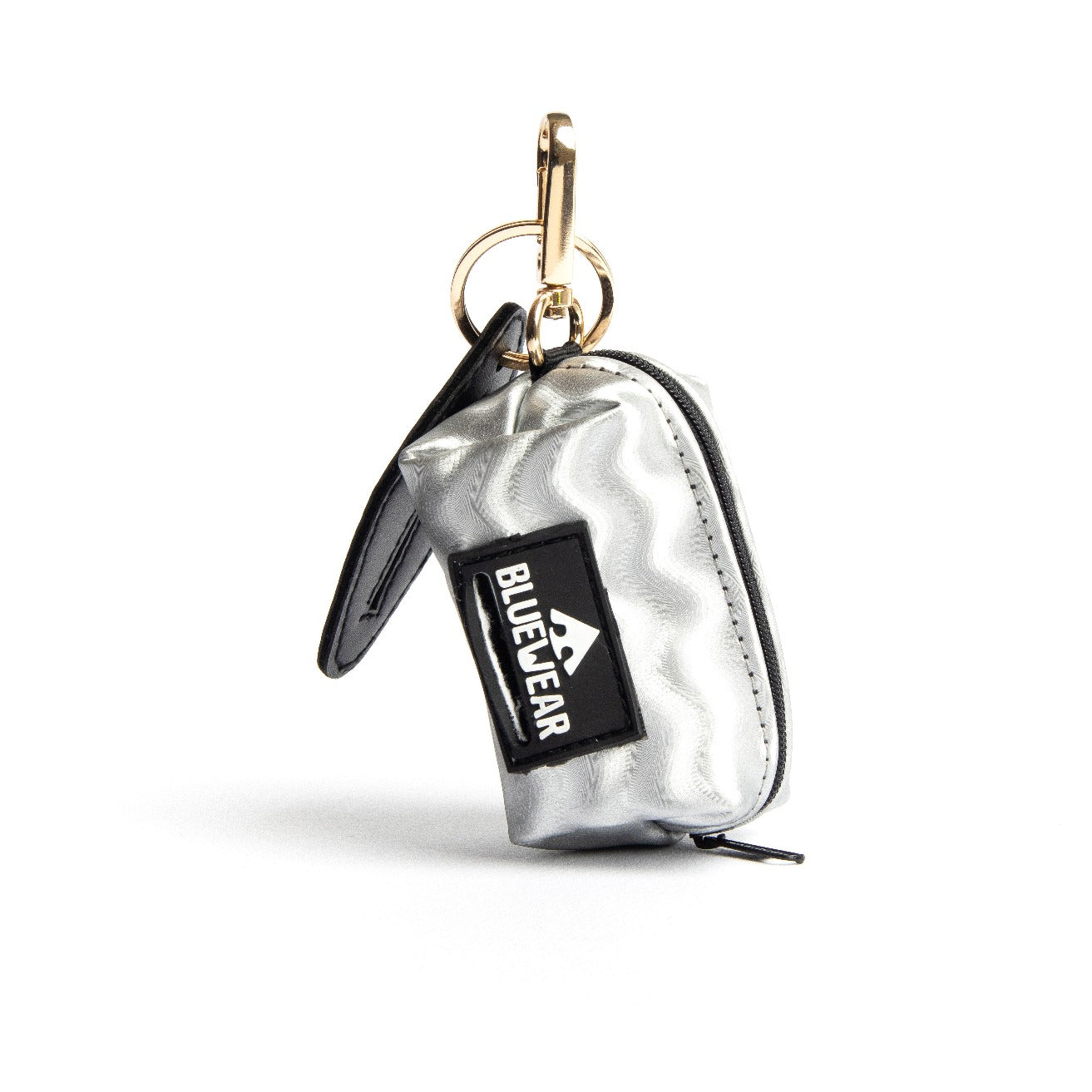 Portabolsas Plateado - 2 en 1 - Dispensador de poopbags + poop clip