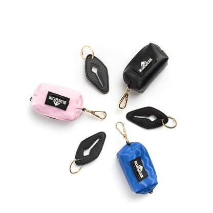 Portabolsas Azul - 2 en 1 - Dispensador de poopbags + poop clip