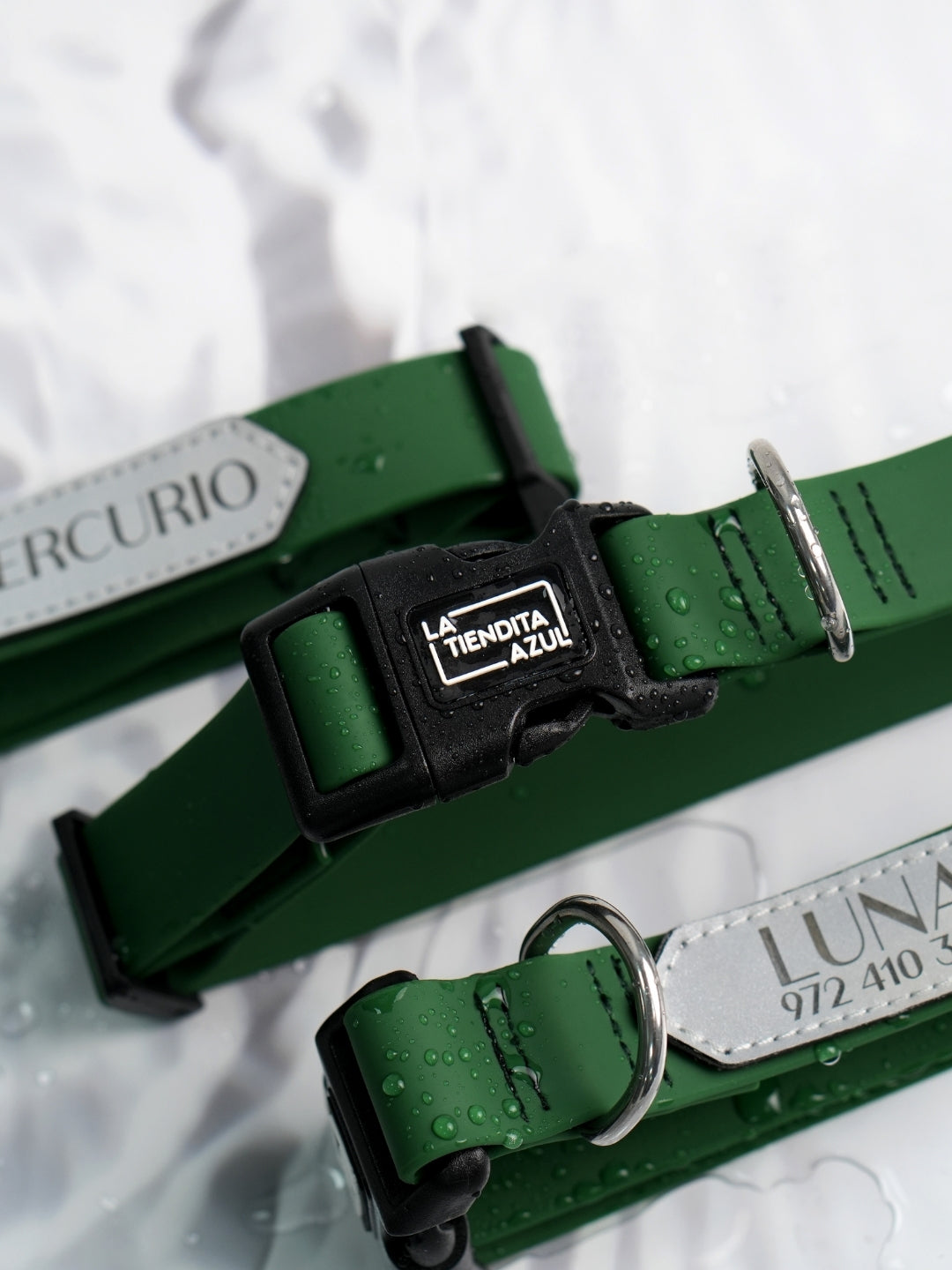 Collar impermeable personalizado - esmeralda