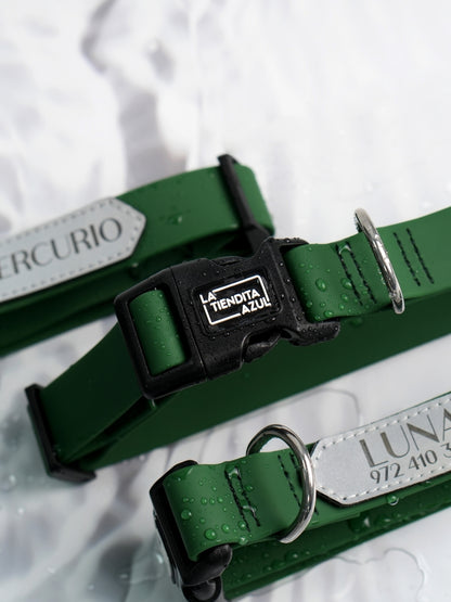 Collar impermeable personalizado - esmeralda