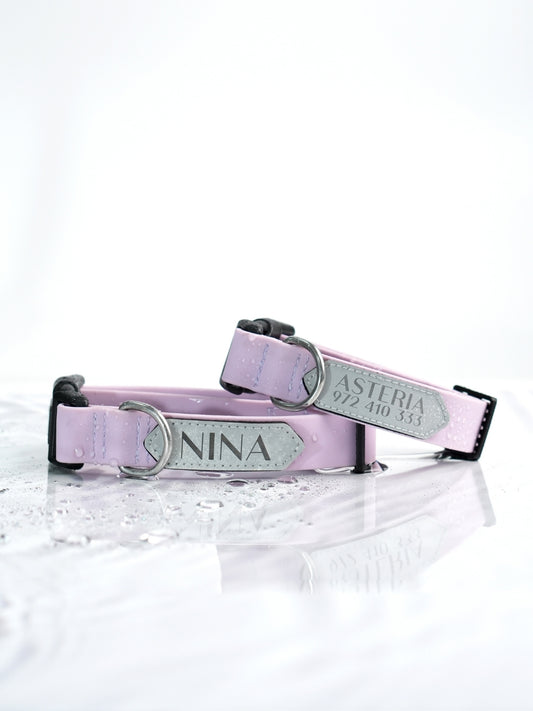 Collar impermeable personalizado - lila