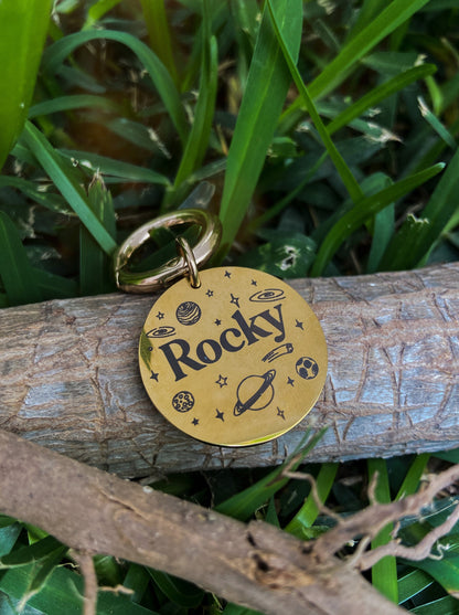 Plaquita de identificación  - Colección Astros y estrellas