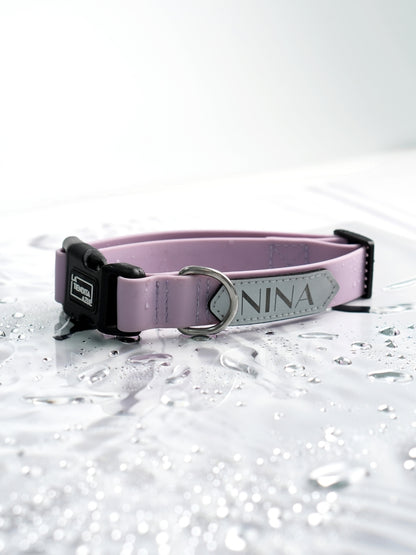 Collar impermeable personalizado - lila