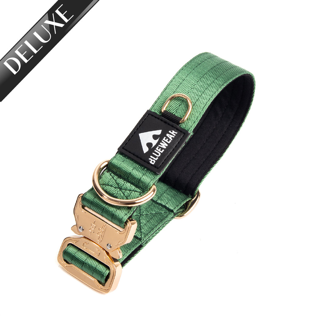 Collar Deluxe ancho - Esmeralda