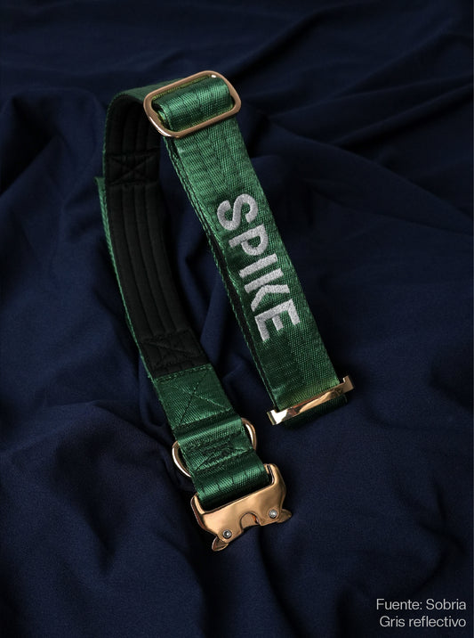 Collar Deluxe ancho - Esmeralda