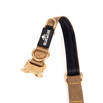 Collar Deluxe delgado - Marrón metálico