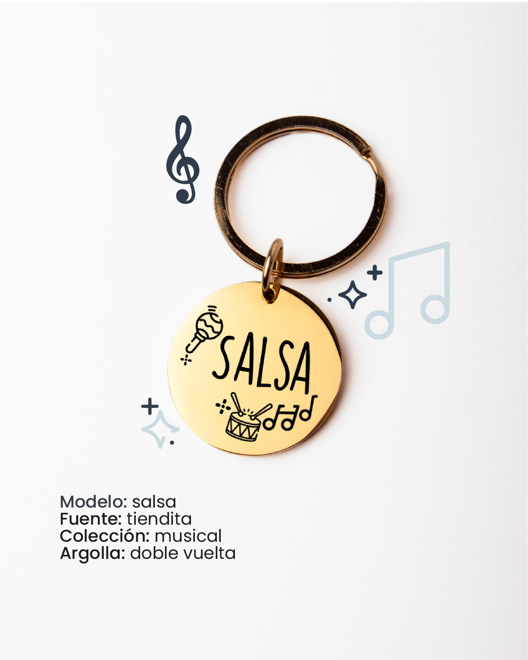 Plaquita de identificación - Colección Musical