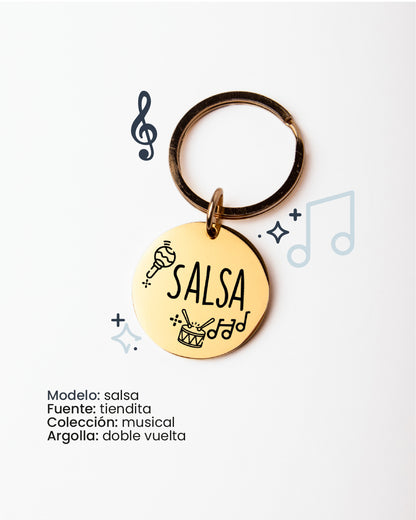 Plaquita de identificación - Colección Musical