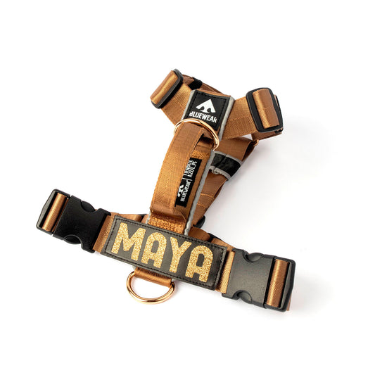 Arnés clásico - Marrón Metálico