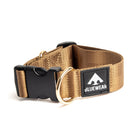 Collar ancho classic - Marrón Metálico