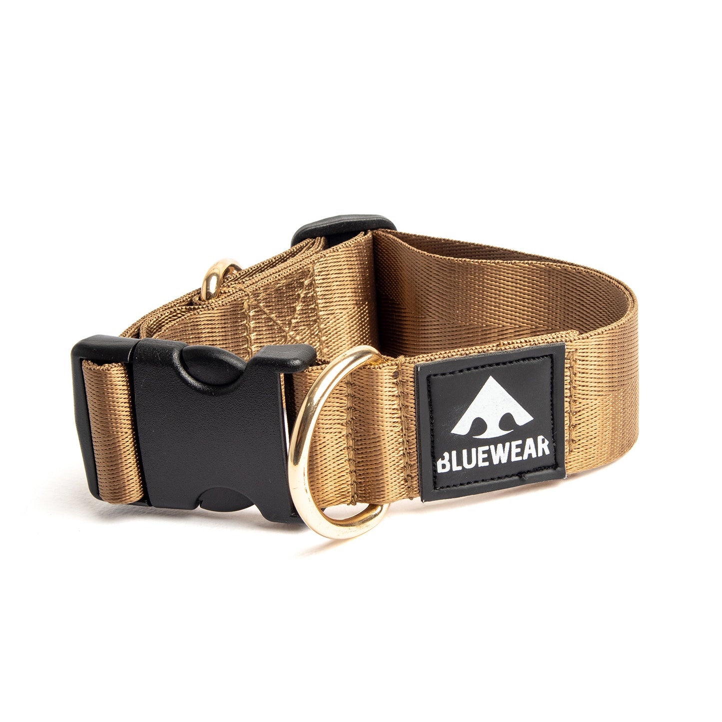 Collar ancho classic - Marrón Metálico