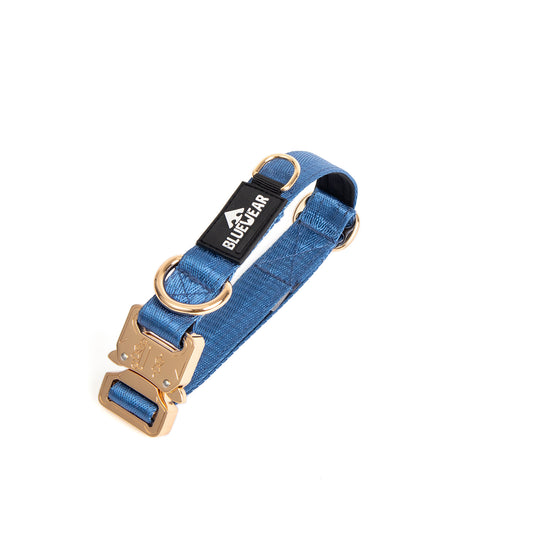Collar Deluxe delgado - Azul acero