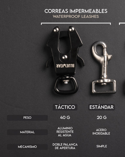 Correa larga impermeable -  Verde esmeralda