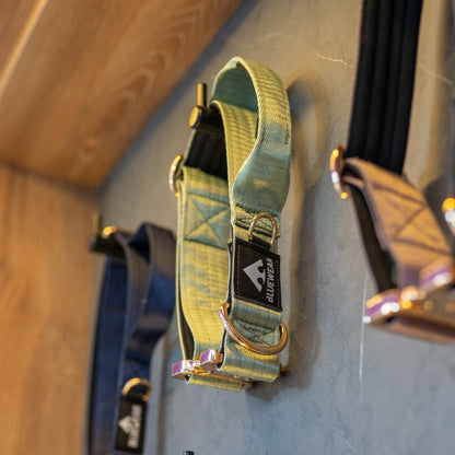 Collar Táctico Deluxe ancho con asa - Menta