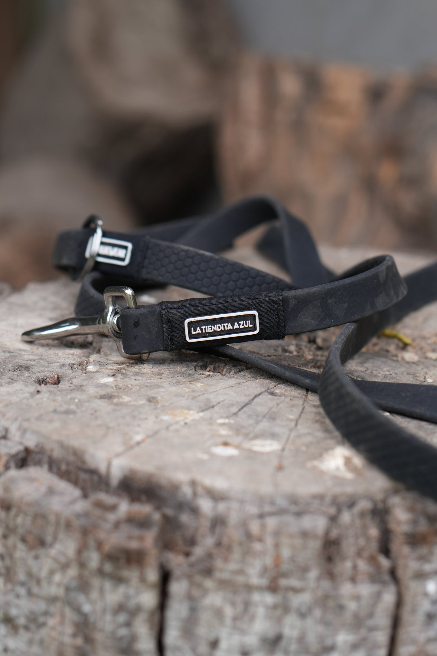 Correa larga impermeable -  Negro