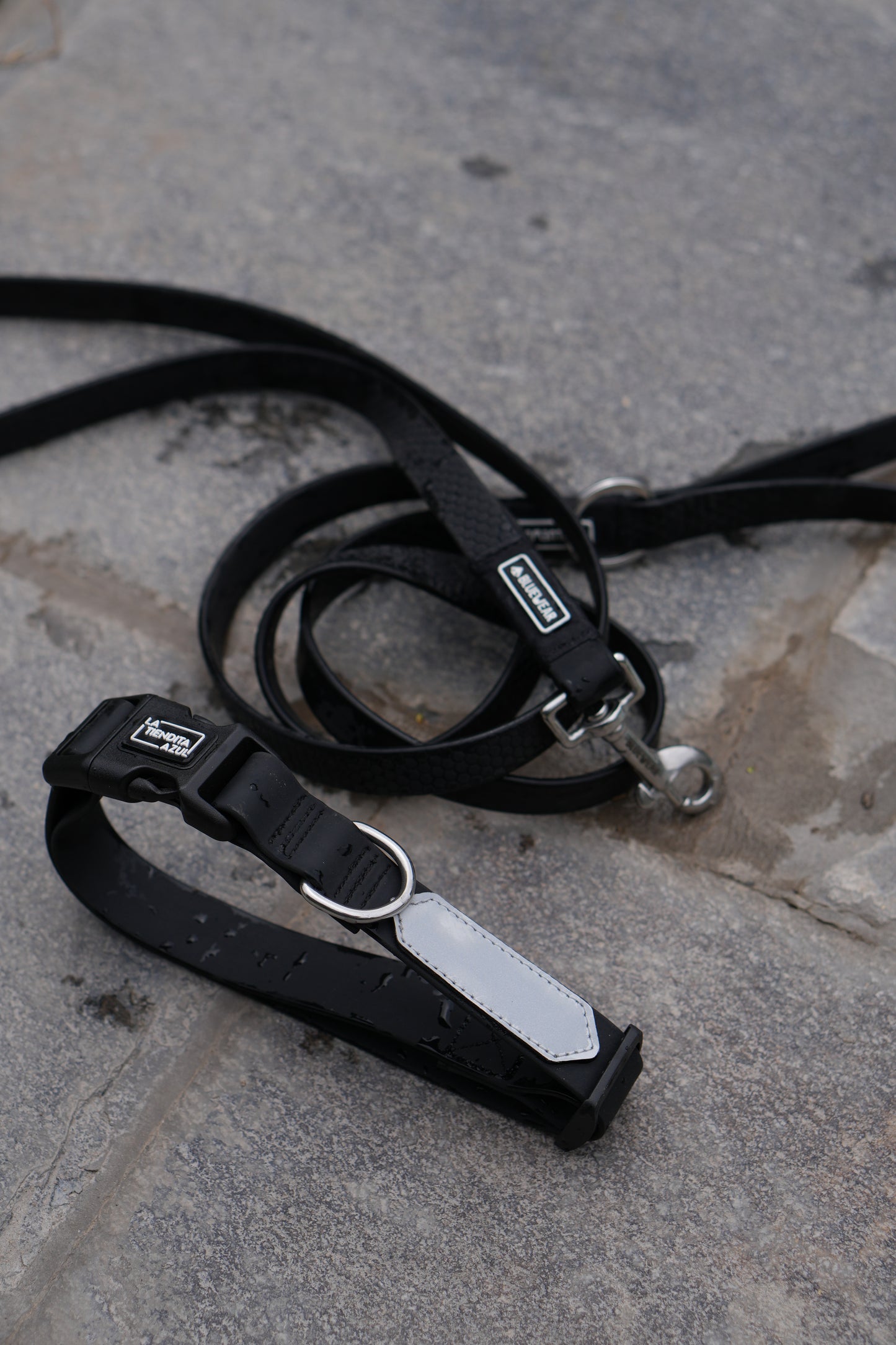 Correa larga impermeable -  Negro