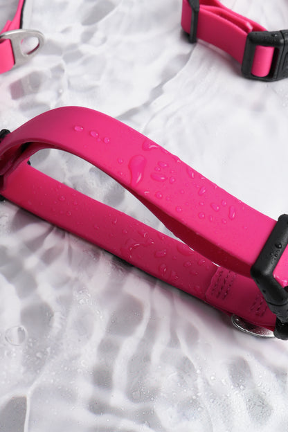 Collar impermeable personalizado - fucsia