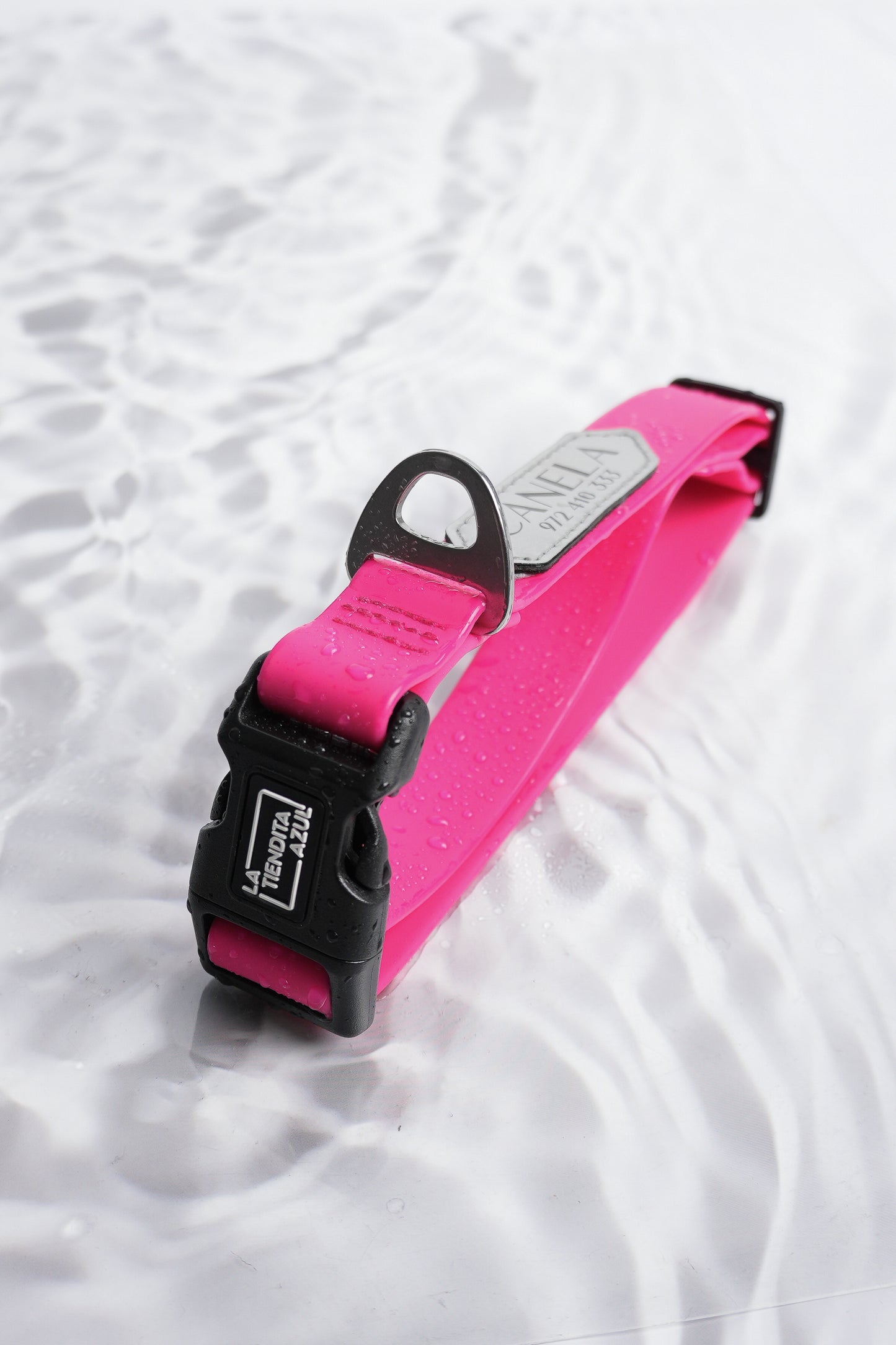 Collar impermeable personalizado - fucsia