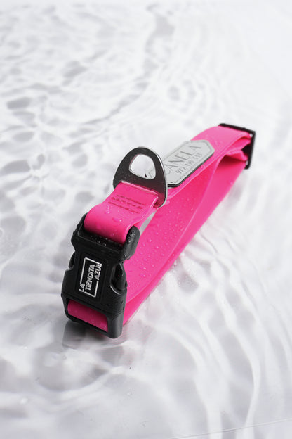 Collar impermeable personalizado - fucsia