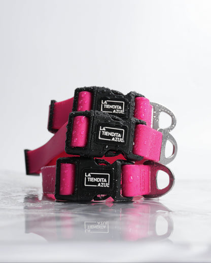 Collar impermeable personalizado - fucsia