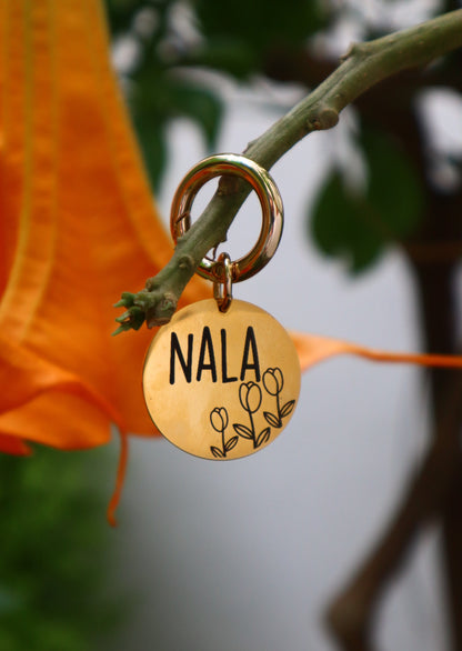 Plaquita de identificación - Colección Floral