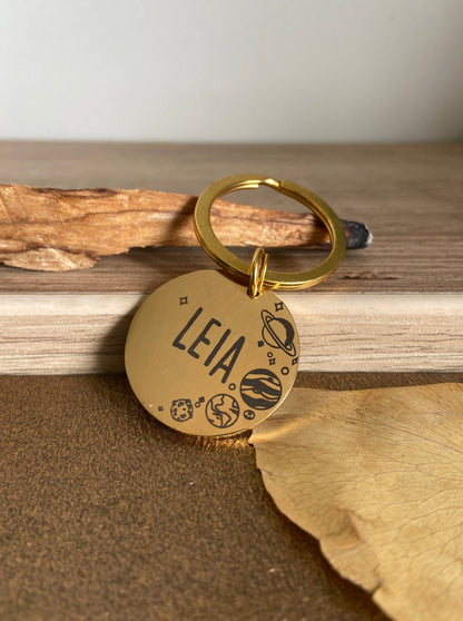 Plaquita de identificación  - Colección Astros y estrellas