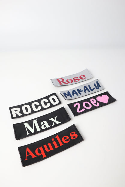 Parche personalizado para arnés - Estampado