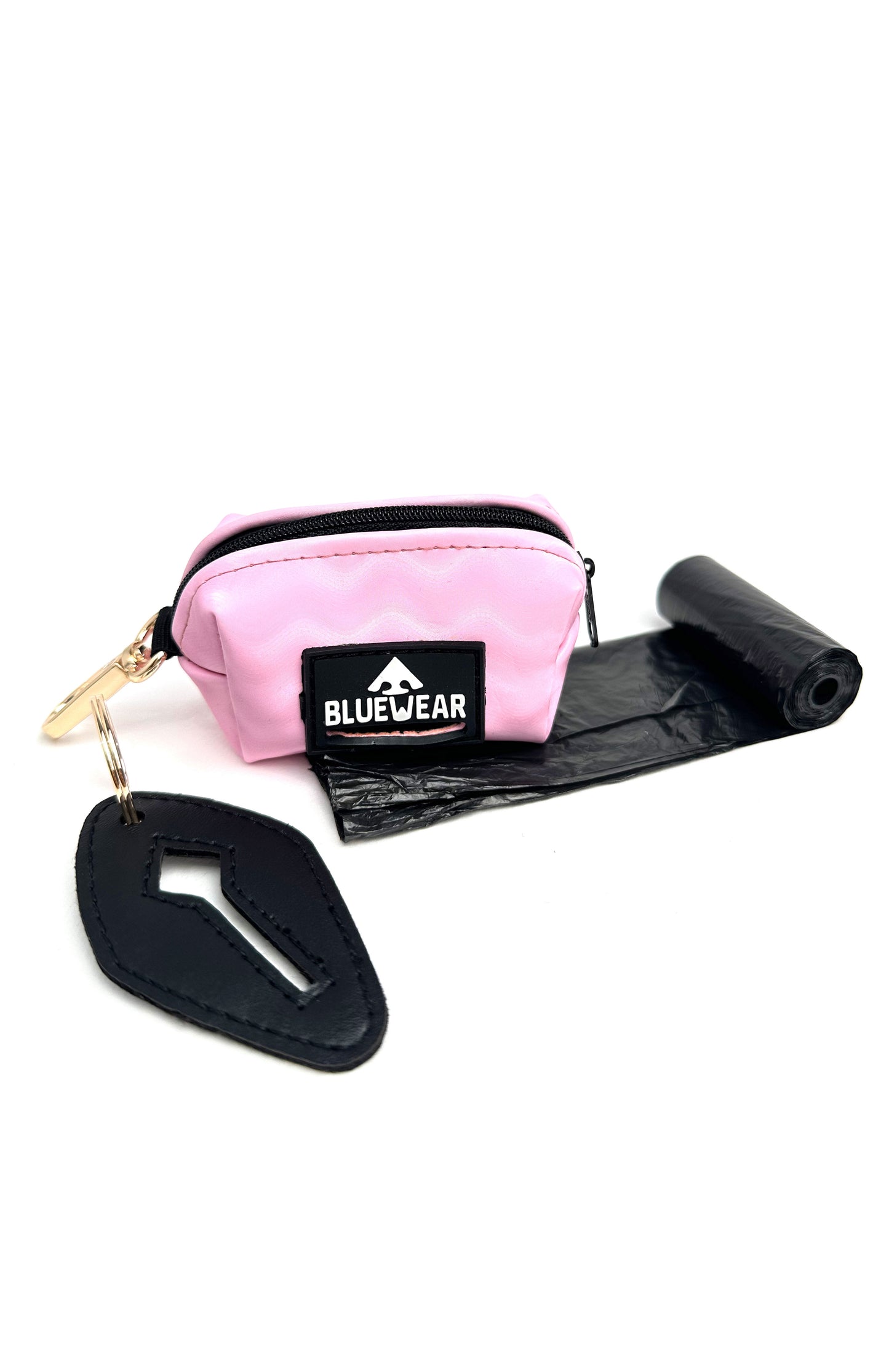 Portabolsas Rosa - 2 en 1 - Dispensador de poopbags + poop clip