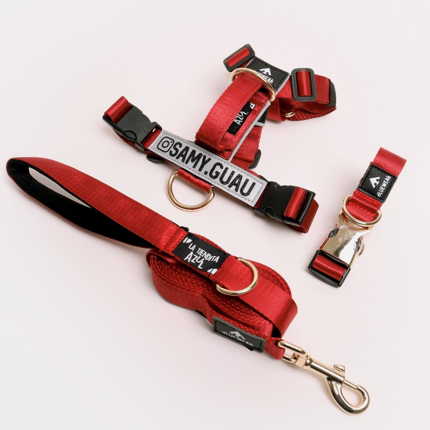 Arnés clásico - Rojo vino