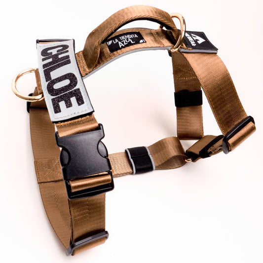 Arnés clásico - Marrón Metálico