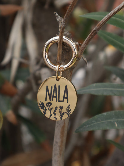 Plaquita de identificación - Colección Floral