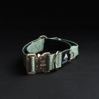 Collar Táctico Deluxe ancho con asa - Menta