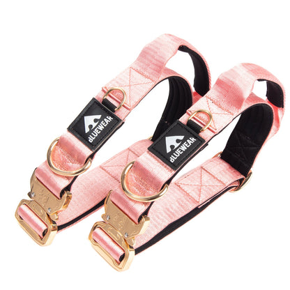 Collar Táctico Deluxe ancho con asa - Rosa Barbie