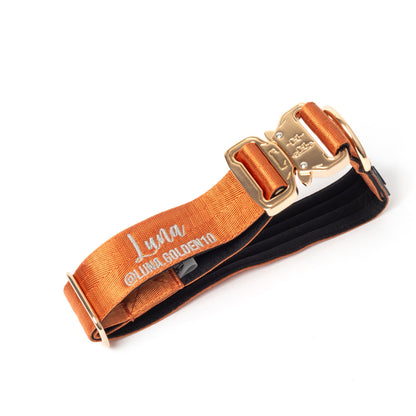 Collar Deluxe ancho - Ocre