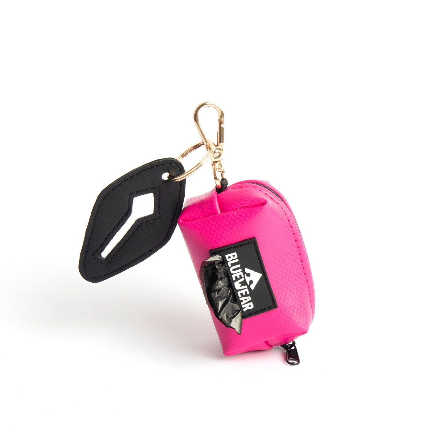 Portabolsas Fucsia - 2 en 1 - Dispensador de poopbags + poop clip