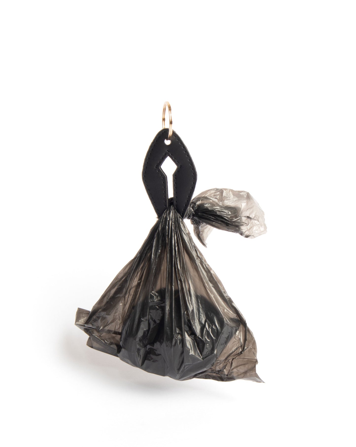 Portabolsas Plateado - 2 en 1 - Dispensador de poopbags + poop clip