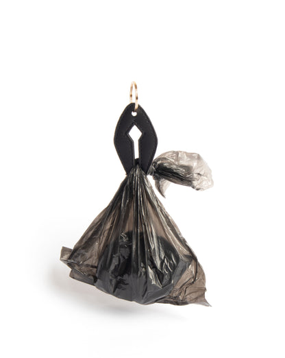 Portabolsas Plateado - 2 en 1 - Dispensador de poopbags + poop clip