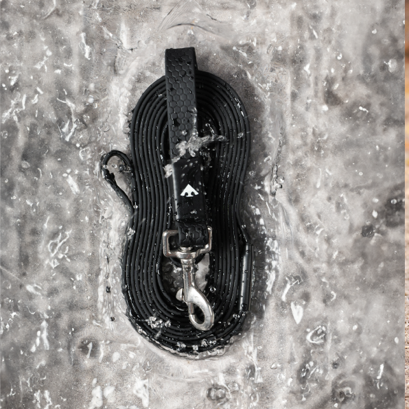 Correa larga impermeable -  Negro