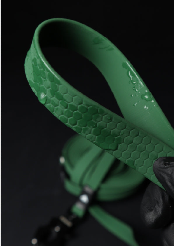 Correa larga impermeable -  Verde esmeralda