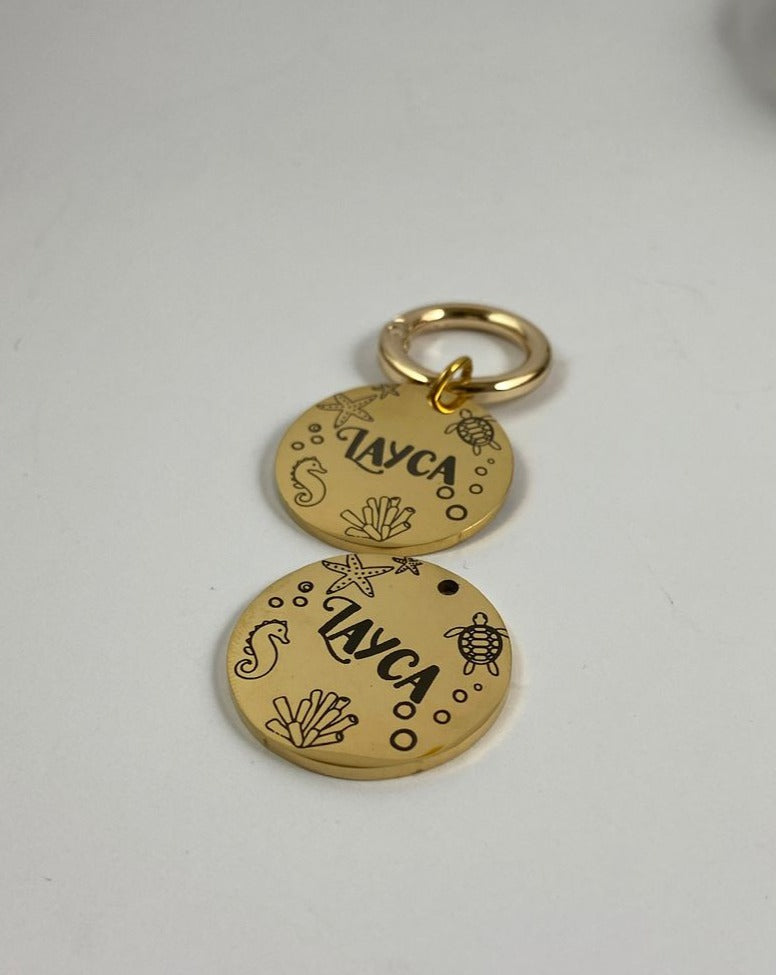 Plaquita de identificación - Colección Marina