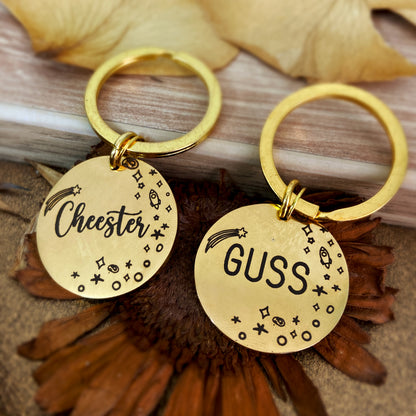 Plaquita de identificación  - Colección Astros y estrellas