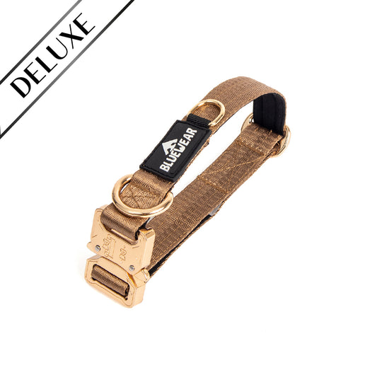 Collar Deluxe delgado - Marrón metálico