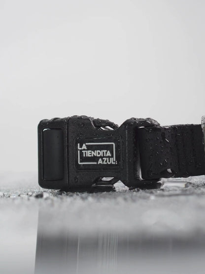 Collar impermeable personalizado - negro